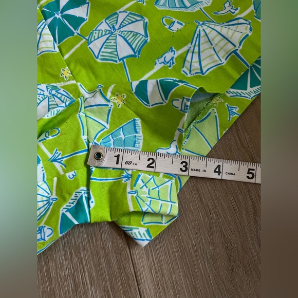 LILLY PULITZER Green Beach Umbrella Shorts EUC - Picture 7 of 7